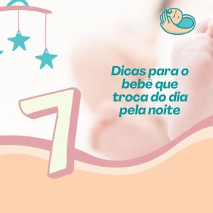 Bebê troca o dia pela noite