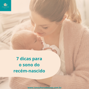 dicas para o sono do recém-nascido