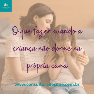 filho não dorme na cama