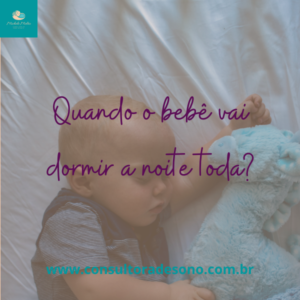 o que fazer para o bebê dormir a noite toda