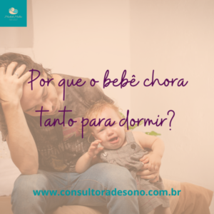 bebê chora antes de dormir