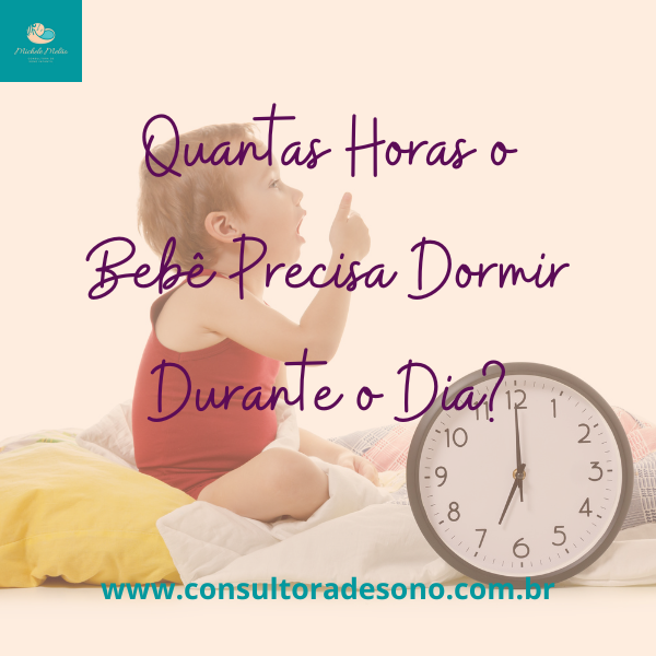 Quantas horas o bebê precisa dormir durante o dia?